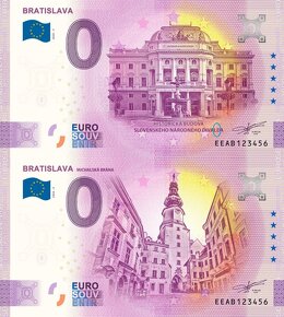 0 euro bankovka / 0 € souvenir - 2020 - 12