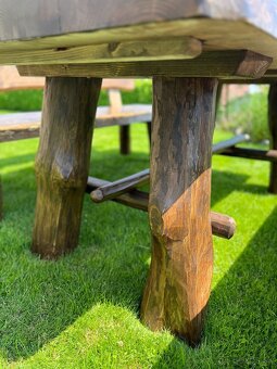 Záhradné sedenie z masívu - 12