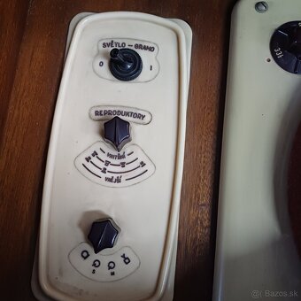 Retro gramofon Tesla tabor vintage - 12