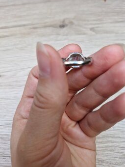 NOVE 3 strieborne 925 zasnubne prstene so zirkonmi - 12