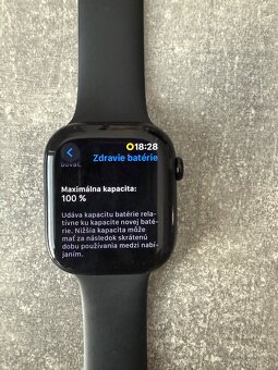 Apple Watch Series 10 46mm – Black, 100 % stav + záruka - 12