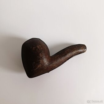 Starožitná ručne vyrezávana fajka z morskej peny -  Žena v k - 12