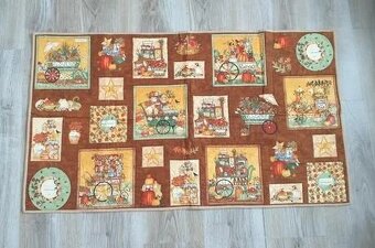 Handmade látkové patchwork kabelky, taštičky, quilty - 12