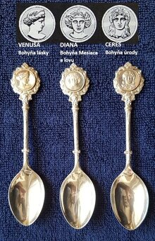 Investičné Striebro–zberateľská sada bohov Ríma-Londýn 1971 - 12