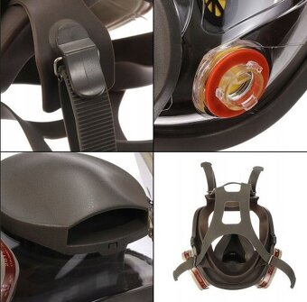 Celotvárová maska 3M + filtre - 12