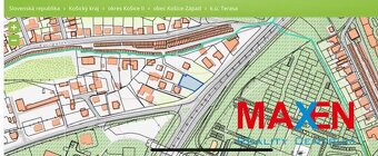 Stavebný pozemok 750 m2 Košice – Západ, oproti rezidencii No - 12