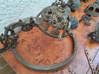 Liatinový petrolejový luster. - 12