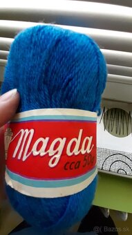 Rôzne priadze - retro zásoby, vlna, zmesi, rôzne farby - 12