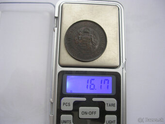 Strieborná a bronzová medaila 1874 ARAD - 12