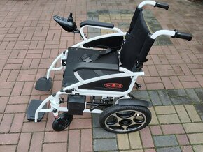 Elektrický invalidny vozik - skladaci 35kg do 120kg novy - 12