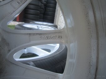 4x 17" AL disky org. BMW530d Xdrive so zim. pneu 225/55R17  - 12