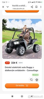 Elektrické autíčko Buggy s diaľkovým ovládaním - 12