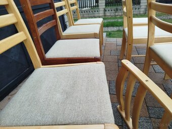 Jedálenské stoličky 7+1 predám. - 12