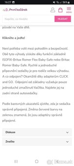 Detské vajíčko Britax Romer BabySafe Isize Burgundy - 12