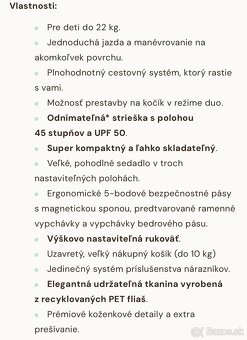EASYWALKER Kočík kombinovaný Harvey⁵ Premium Pearl Taupe XXL - 12