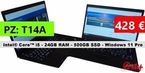 Notebook Lenovo ThinkPad - i5/24GB RAM/500GB SSD/ Win 11 Pro - 12