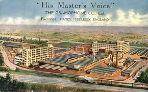 His Master’ Voice – gramofon na kliku z roku 1925, top stav - 12