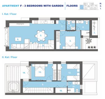 Nové apartmány v Chorvátsku na predaj, pred dokončením - 12