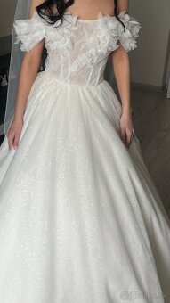 Svadobné šaty Luce Sposa – 32–38, nude - 12