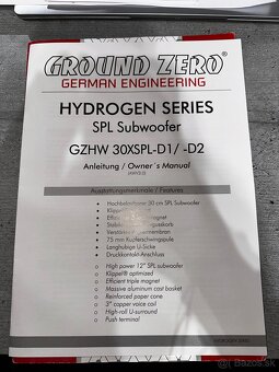 Subwoofer Ground Zero GZHW 30XSPL-D2 - 12