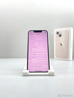 iPhone 13 MINI PINK 128GB NOVÁ BATÉRIA 100% - 12