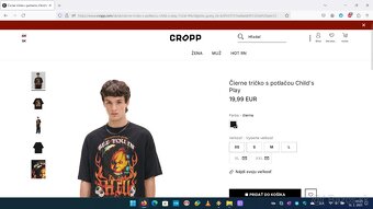 Tričko HM, Tričko Lebky, Tričko Chucky, Košeľa HM - 12