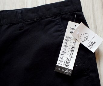 Čierne pánske krátke nohavice, v. XL/XXL - 12