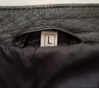 Pánska kožená bunda veľ.L-nová - 12