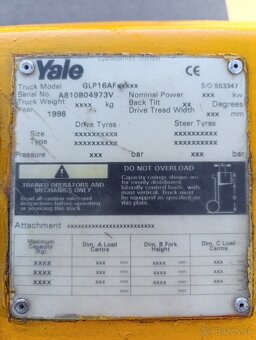 YALE GLP16AF, LPG - 12