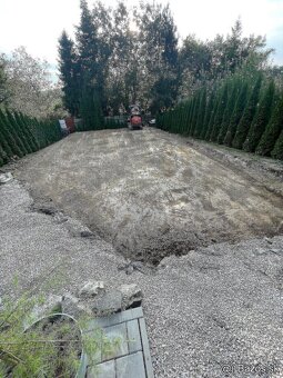 Zemné práce a výkopove práce minibagrom Kubota , bager - 12