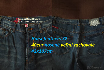 Riflové joggery a Riflové kapsáče Gate, Rifle Horsefeathers - 12