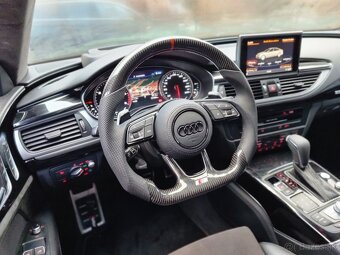 AUDI VOLANT KARBONOVY RS ZKOSENY s airbagom - 12