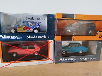 Predam model auta skoda rôzne 1:43. - 12
