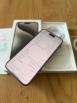 iPhone 15 Pro Max 1 TB Natural Titanium v záruke - 12