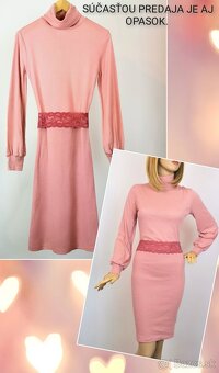 Merino šaty z roláčikom vo veľkosti XS /S - 12