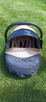 Kočík pre dvojičky/ súrodenecký kočík a vajíčka do auta - 12