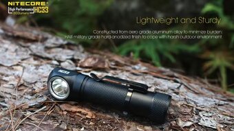 Vynikajúca Čelovka NITECORE HC33 až 1800 lumenov - 12