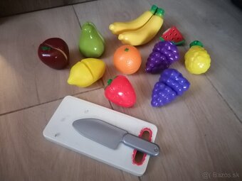 Plastová zelenina a ovocie so suchým zipsom - 12