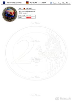 2 euro kolorovane mince - 12