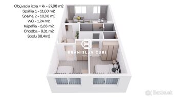 REZERVOVANÉ - 3 - izbový byt na Terase, Inžinierska ulica - 12