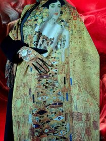 Kašmírový šál Gustav Klimt - Adele - 12