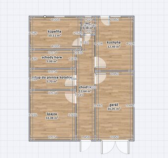 Na predaj poschodový rodinný dom – radová zástavba (dvojdom) - 12