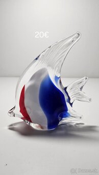 Sklenené ryby, dekorácie - 12