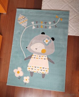 Detský koberec - tyrkysový 120x170 - NOVÝ - 12