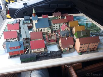 Modelová železnica-domčeky...TT...1:120... - 12