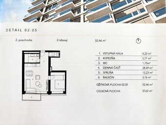 PREDAJ - LIGET Nový 2 izbový apartmán pri Sade Janka Kráľa,  - 12