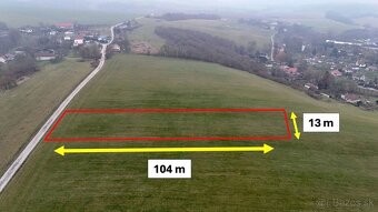Podkylava – 1.331 m2 STAVEBNÝ POZEMOK pre chatku / MD - 12