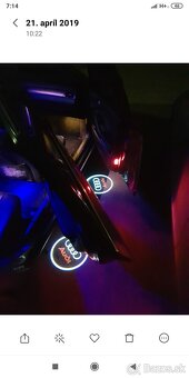 Predám VW, Skoda, Bmw, Audi led logo projektor - 12