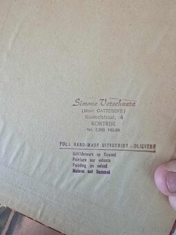 3x obraz maľba na zamate - 12