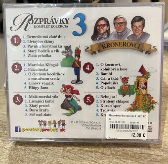 CD rozprávky - nové, nerozbalené - 12